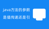 java方法的参数是值传递还是引用传递