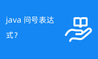 java 问号表达式？